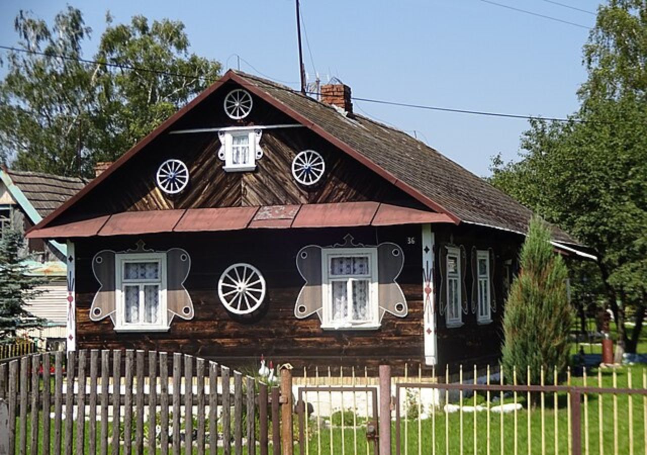 Drewniany dom w Trześciance - Podlasie, Polska