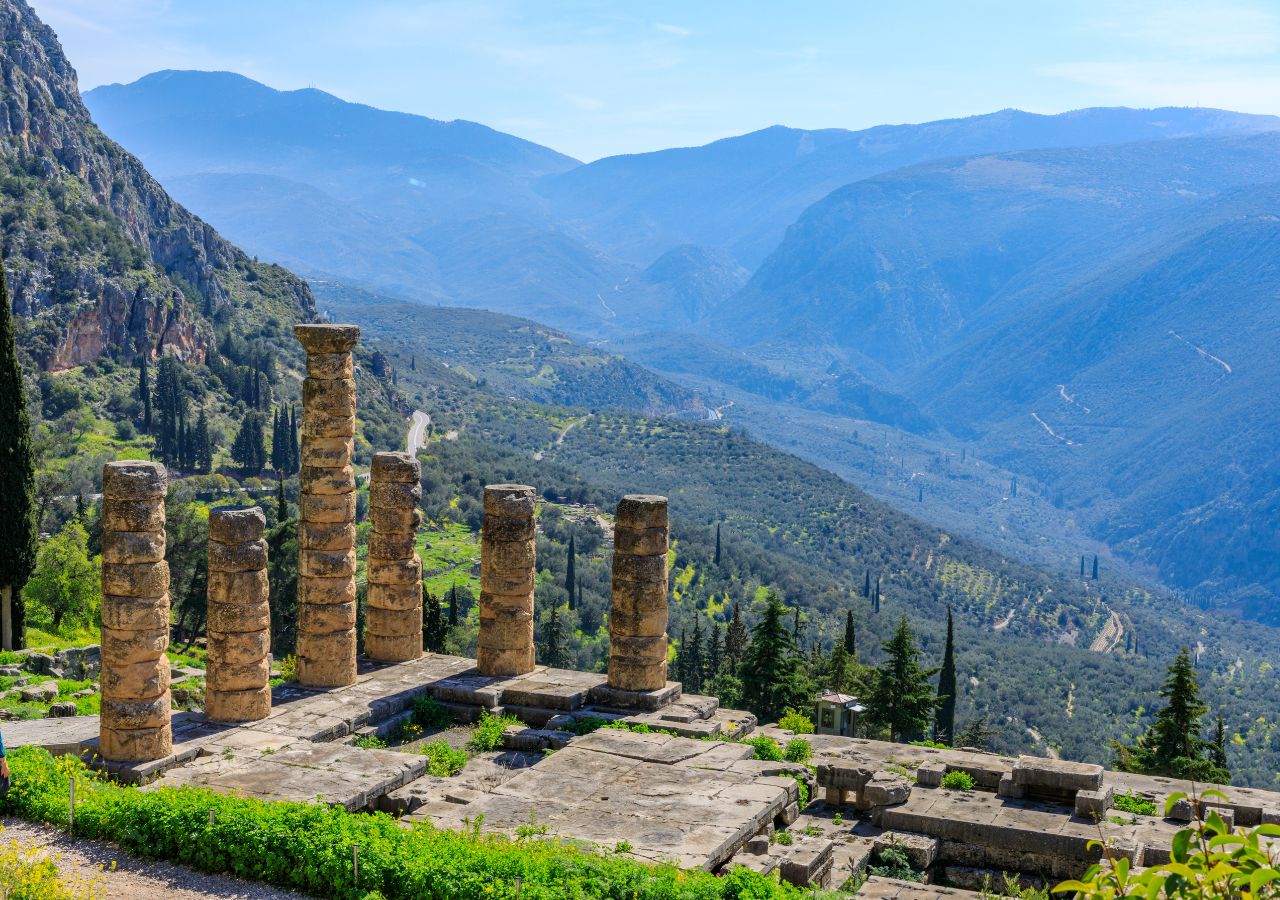 Świątynia delficka - Delfy, Grecja