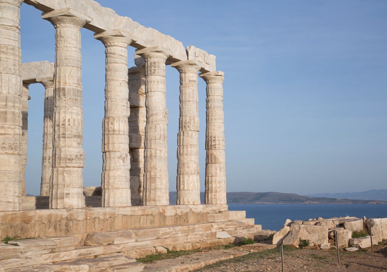Świątynia Posejdona - przylądek Sunion, Grecja