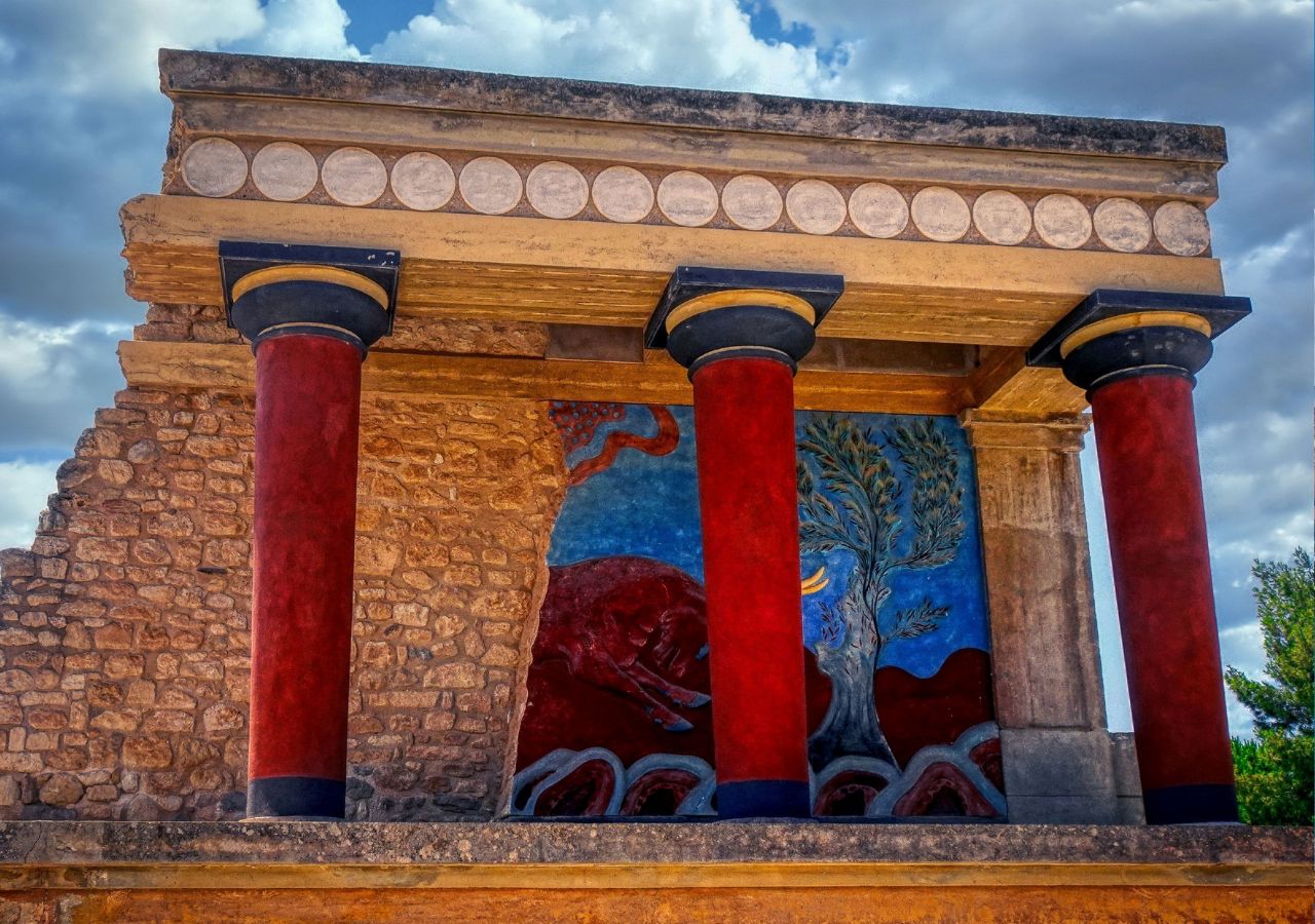 Pałac Knossos - Kreta, Grecja