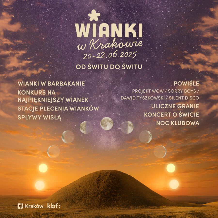 Ulotka informacyjna Wianki Kraków 2025
