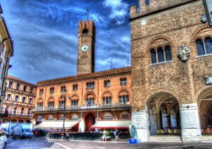 Zabytkowe centrum miasta Treviso we Włoszech